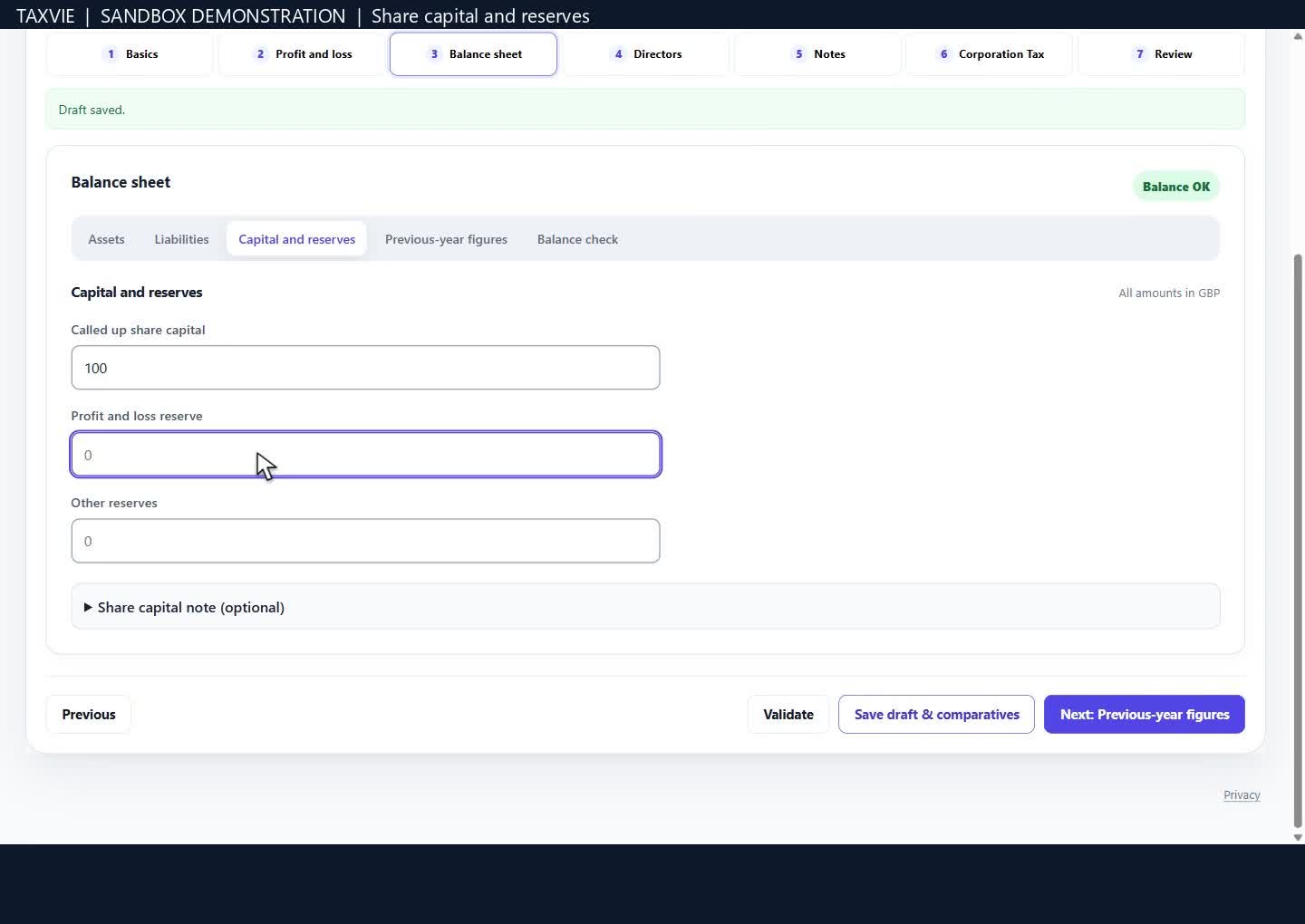 Taxvie company accounts and Corporation Tax manual filing tutorial